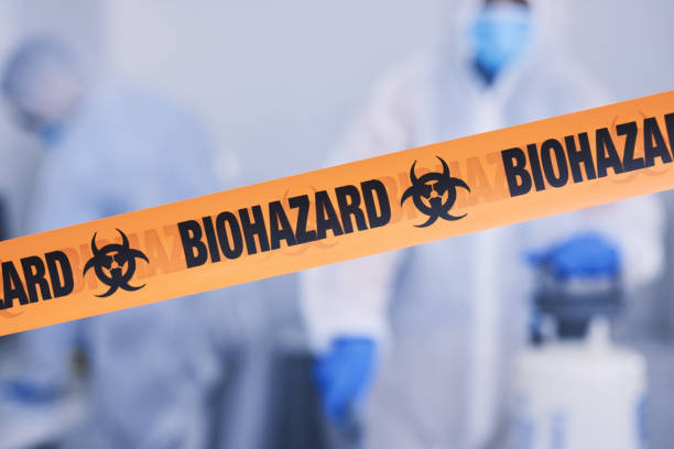 Professional Blood Cleanup technician working in Mercer Island, WA